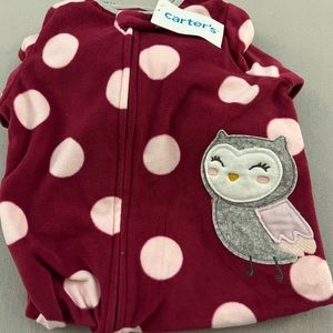 Carters 12m footed onesie pajamas. New with tags.